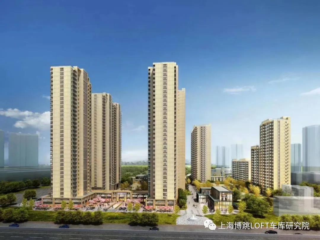 兴安采用了LOFT车库武汉当代集团春风十里项目现已结构封顶！